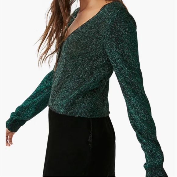 Free People Emmine Metallic Cardigan - Picture 4 of 7